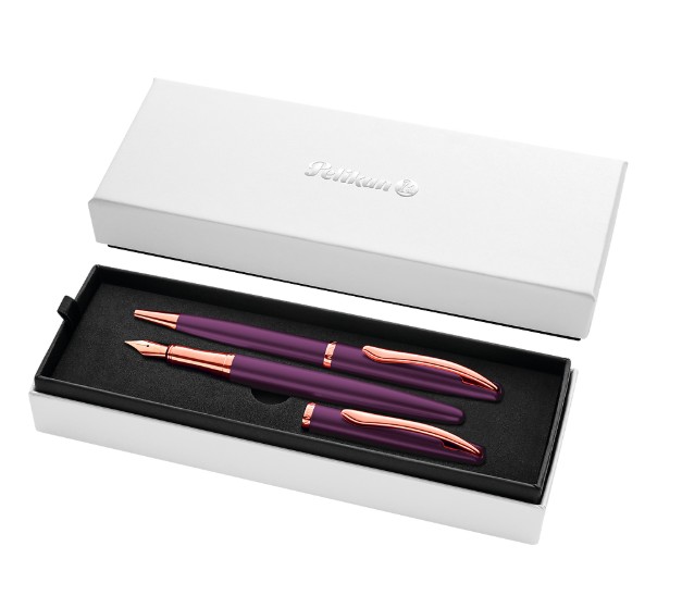 Pióro + długopis JAZZ Noble Elegance Viola etui  Pelikan / 400198411 Hamelin